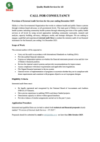 CALL FOR AUDIT EXPRESION - 2025